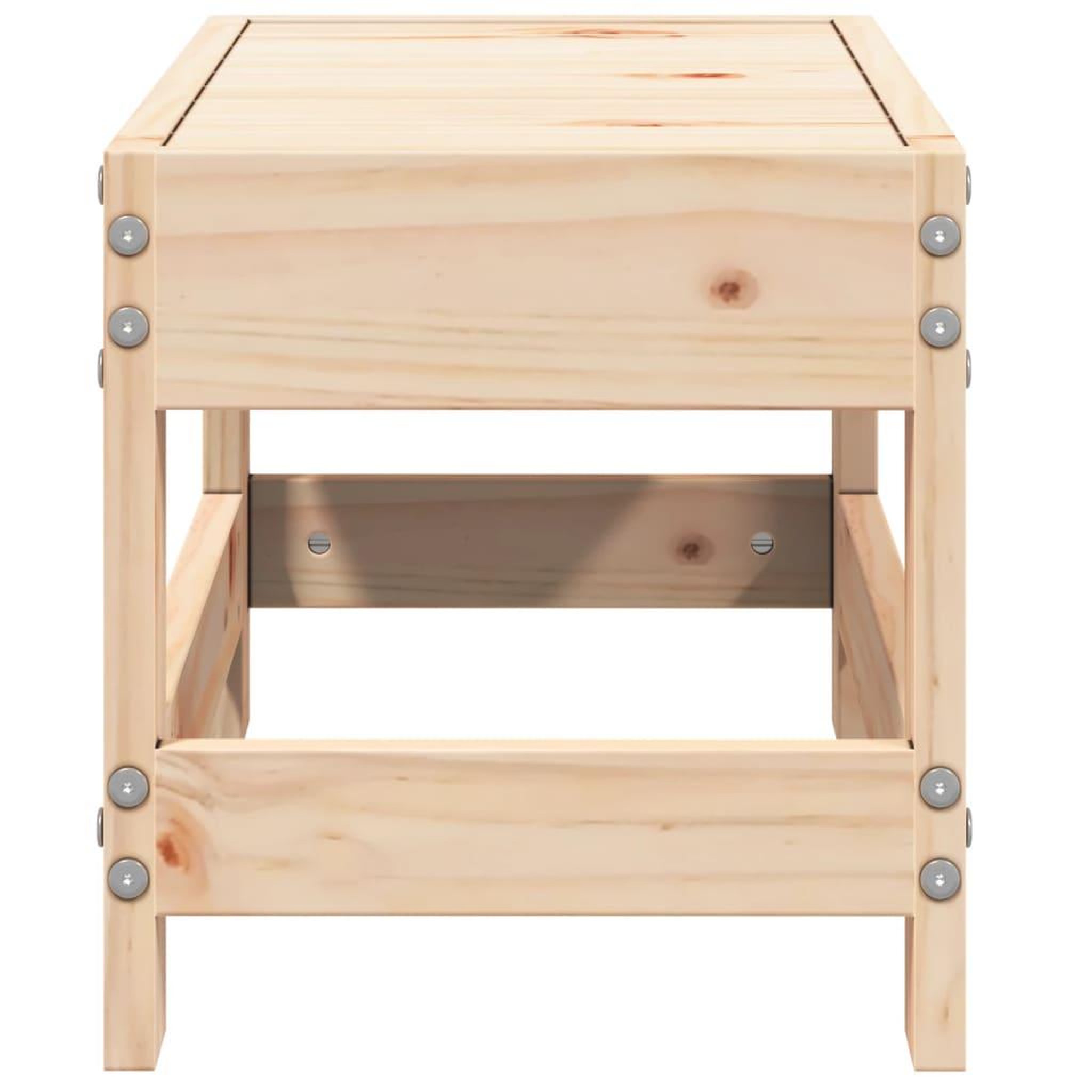 Voir la diapositive 5 : VIDAXL Repose-pied de jardin 62x30x32 cm bois de pin massif