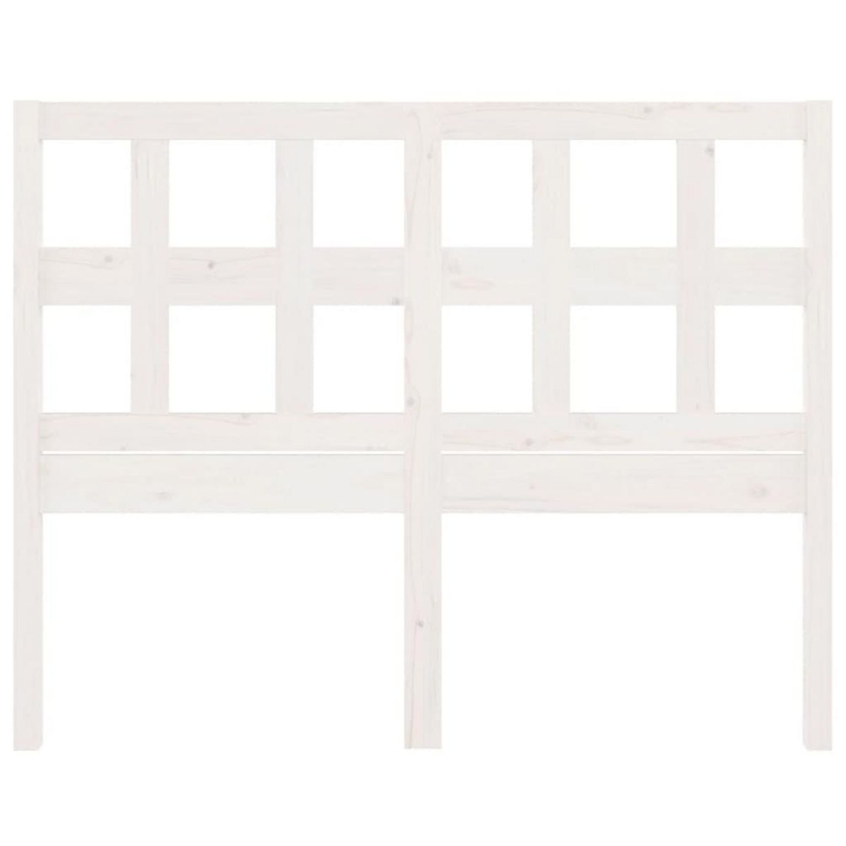 VIDAXL Tete de lit Blanc 165,5x4x100 cm Bois massif de pin