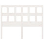 Voir la diapositive 4 : VIDAXL Tete de lit Blanc 165,5x4x100 cm Bois massif de pin