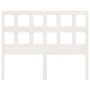 Voir la diapositive 4 : VIDAXL Tete de lit Blanc 165,5x4x100 cm Bois massif de pin