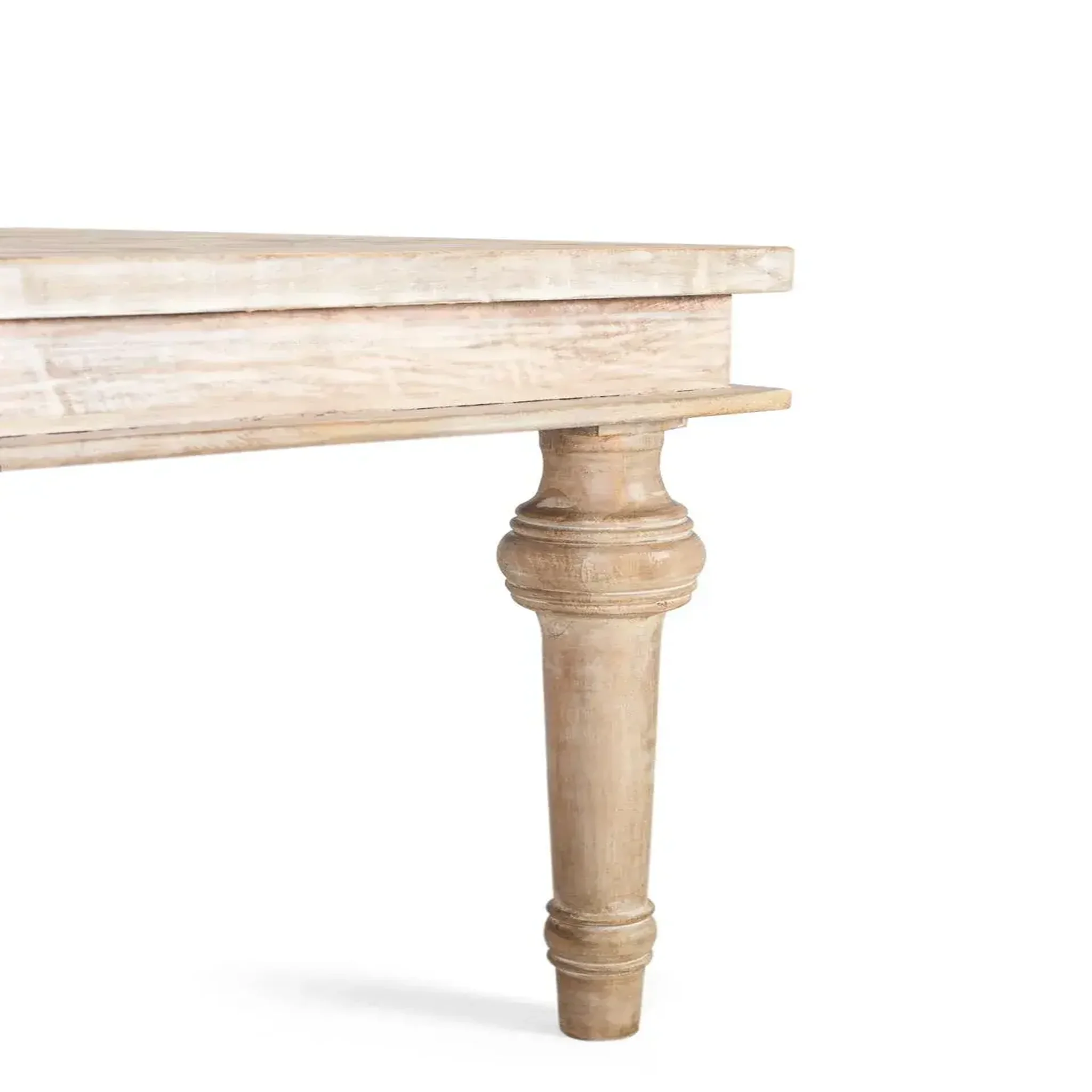 Voir la diapositive 4 : GINER Y COLOMER SL Tables à manger en bois de manguier 240 cm style rustique vintage