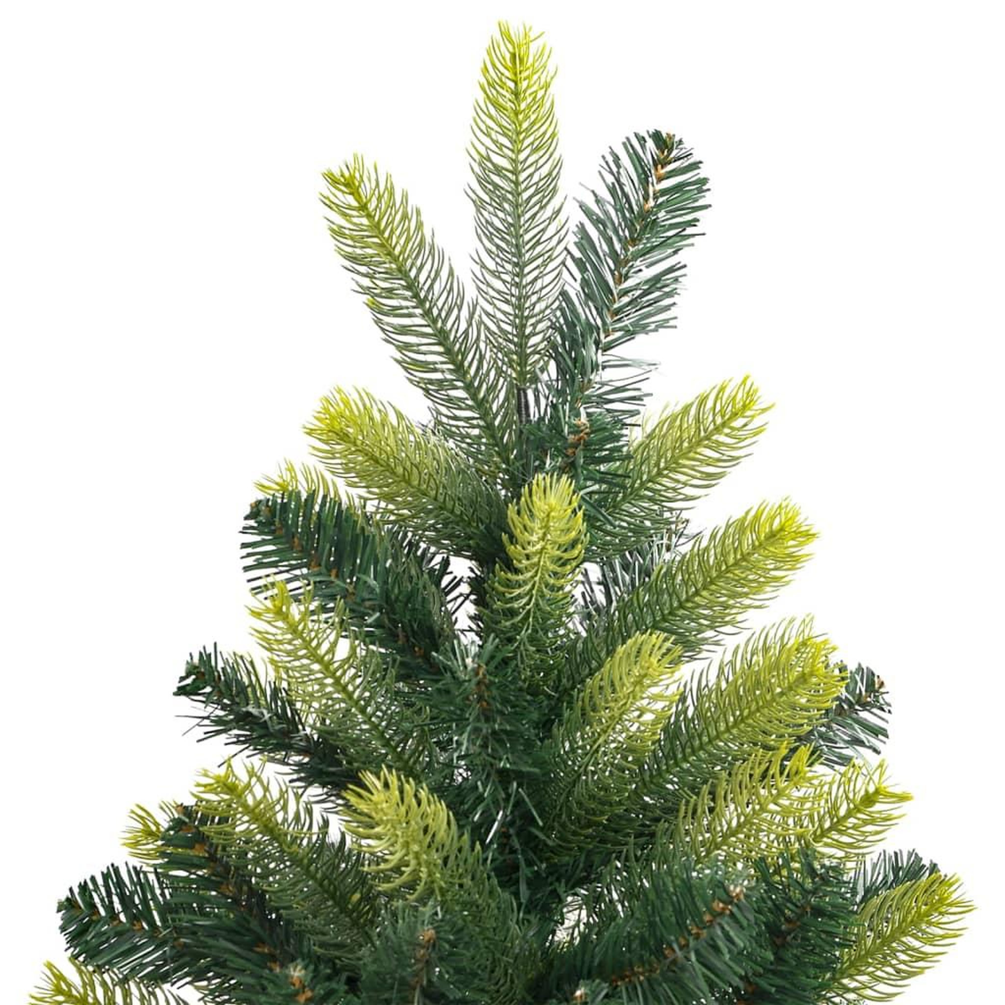 Voir la diapositive 4 : VIDAXL Sapin de Noël artificiel a charnieres avec support 120 cm