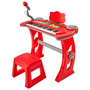 Voir la diapositive 1 : One Two Fun Clavier + tabouret + micro rouge 