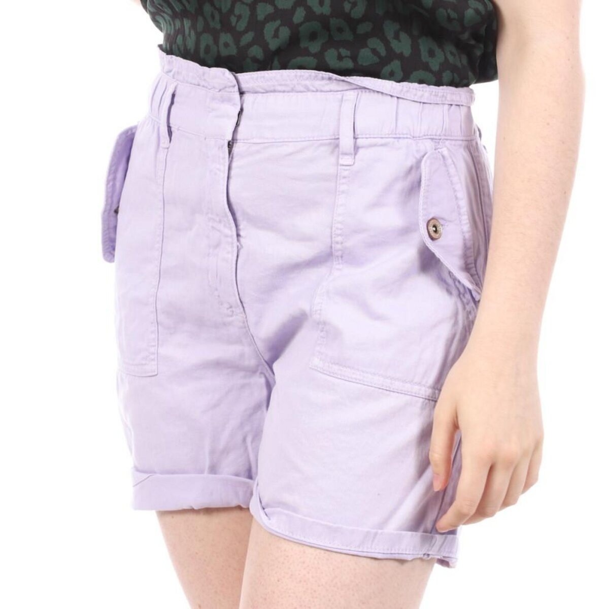 Short violet femme hot sale