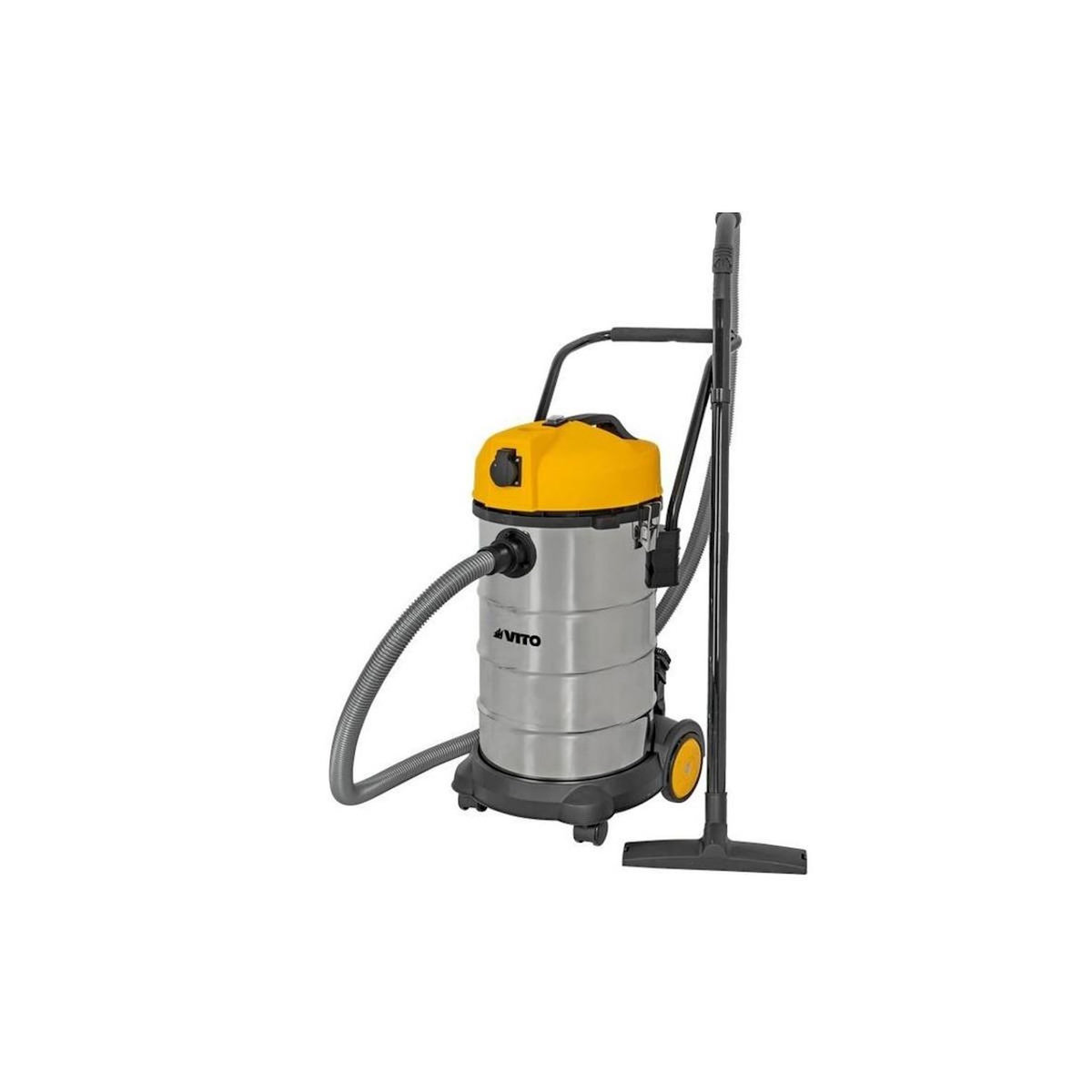 VITO Aspirateur Eau et Poussières 1200W Cuve inox 40 Litres + Souffleur VITO