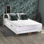 Voir la diapositive 2 : IDLITERIE Ensemble matelas Ressort 7 zones + sommier + oreiller + couette - FABRICATION FRANCAISE