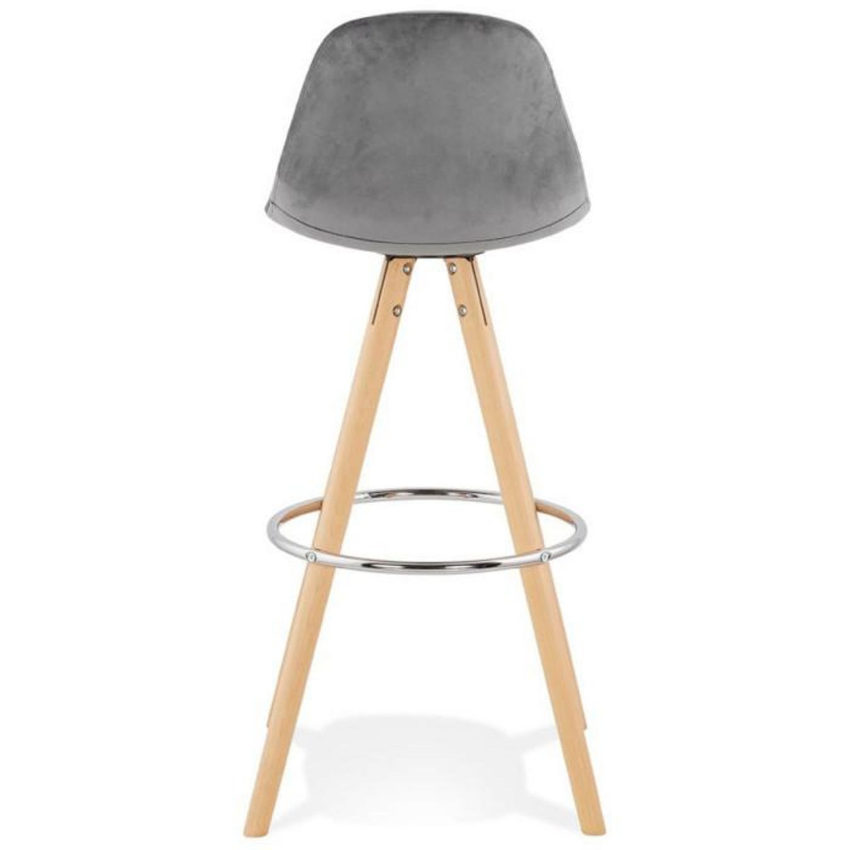 Paris Prix Tabouret de Bar Scandinave  Miro  97cm Gris & Naturel