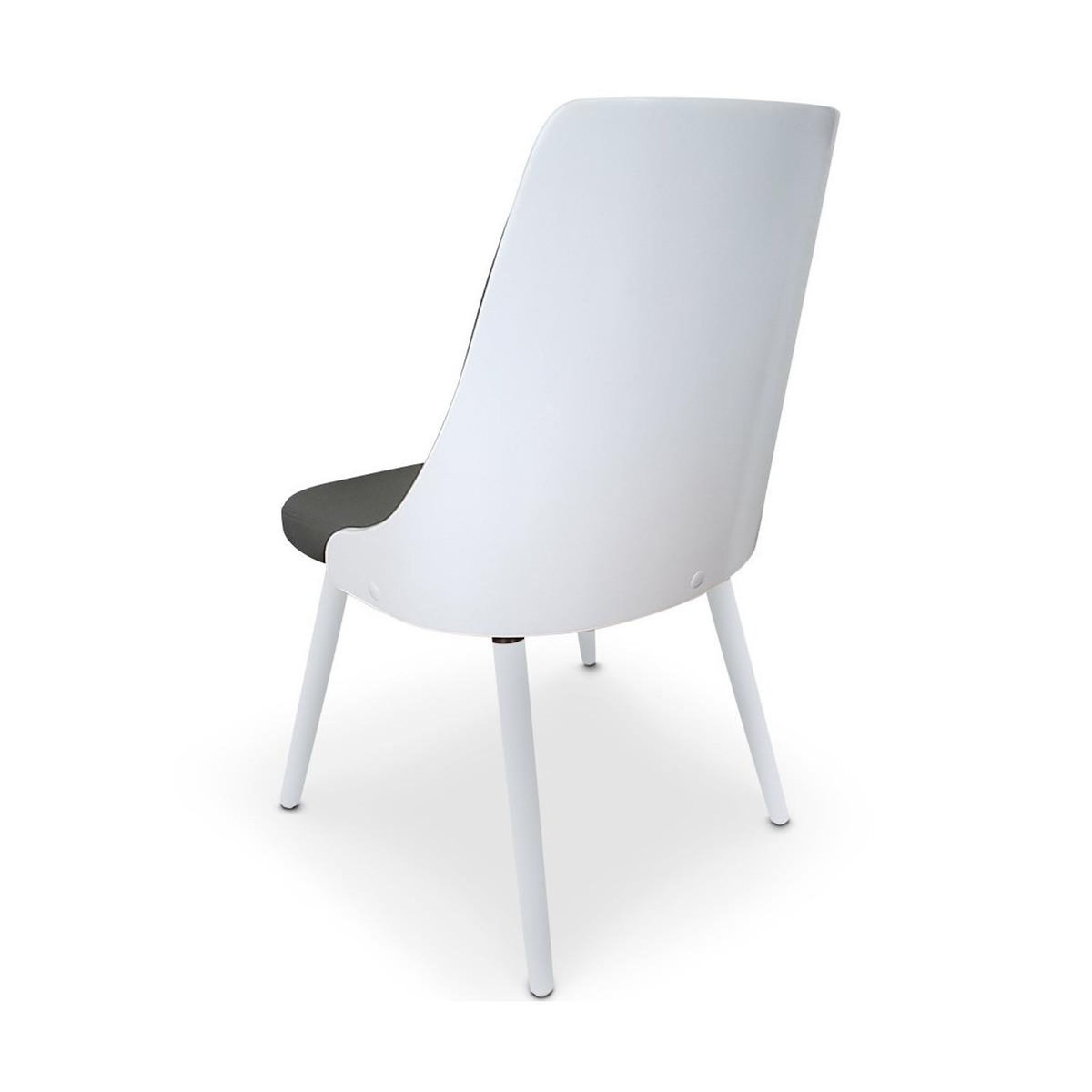 Paris Prix Lot de 2 Chaises Scandinave  Cargo  79cm Gris & Blanc
