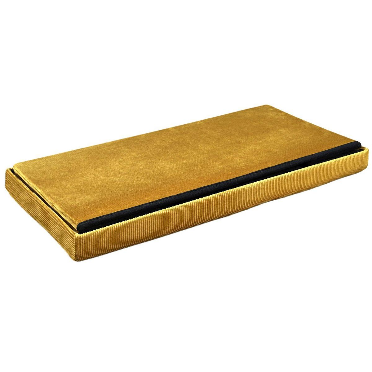 The Home Deco Factory Coffre banc pliable design velours Giulia