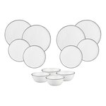 BJORN Service Les Essentiels PURE - 12 pièces - Blanc Neige