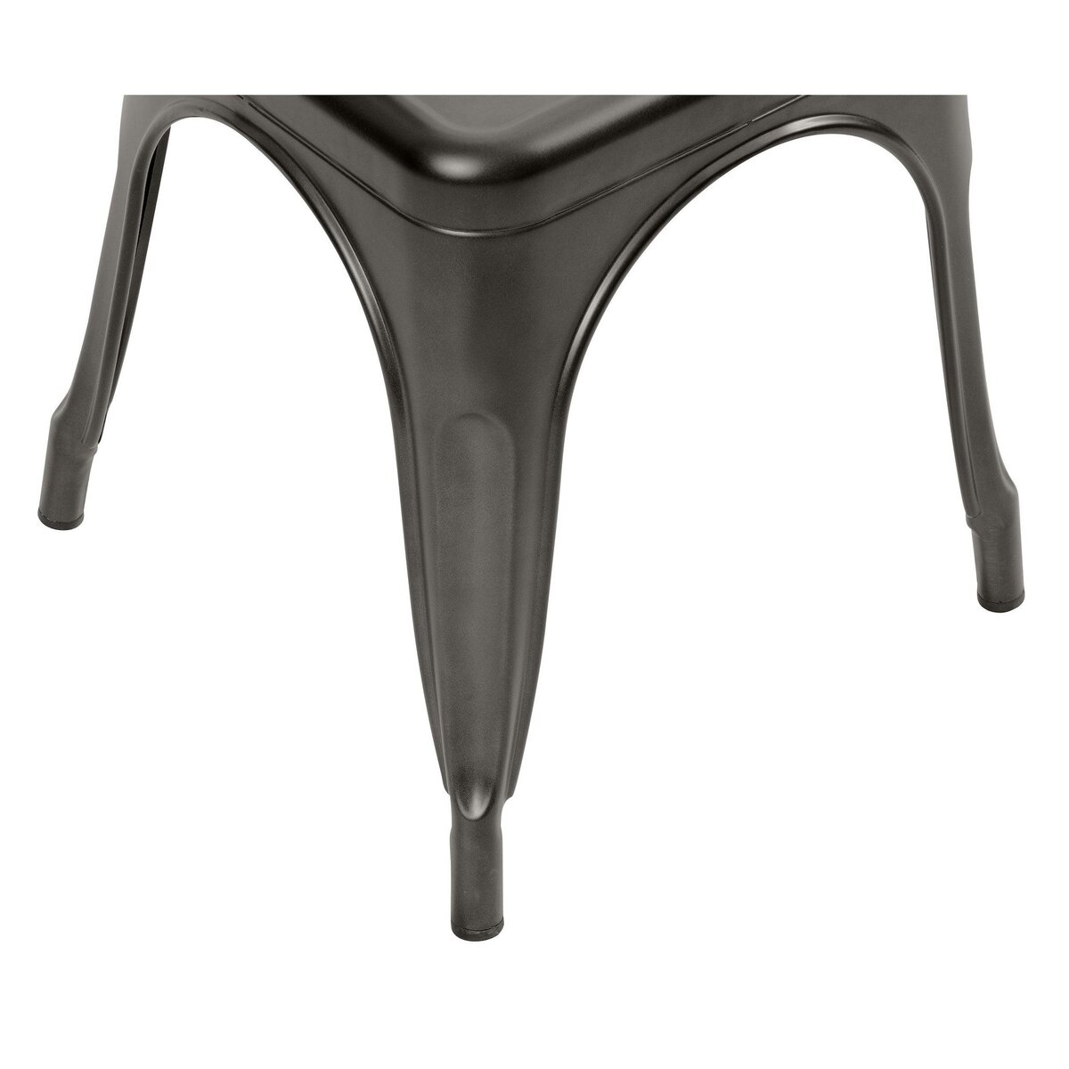 Rendez vous déco Lot de 2 chaises en métal chromé - Indus