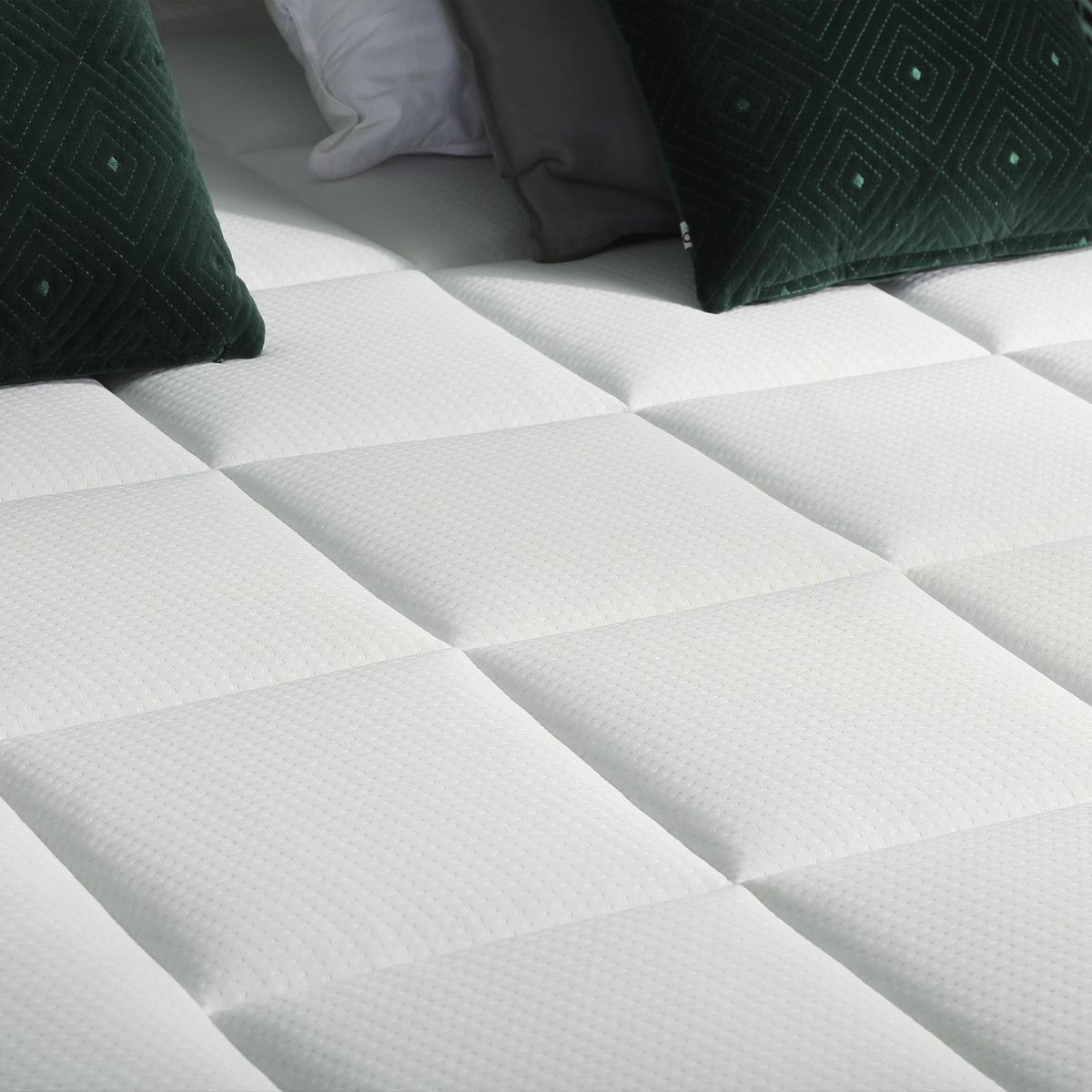 IDLITERIE Ensemble matelas Ressort 7 zones + sommier + oreiller + couette - FABRICATION FRANCAISE