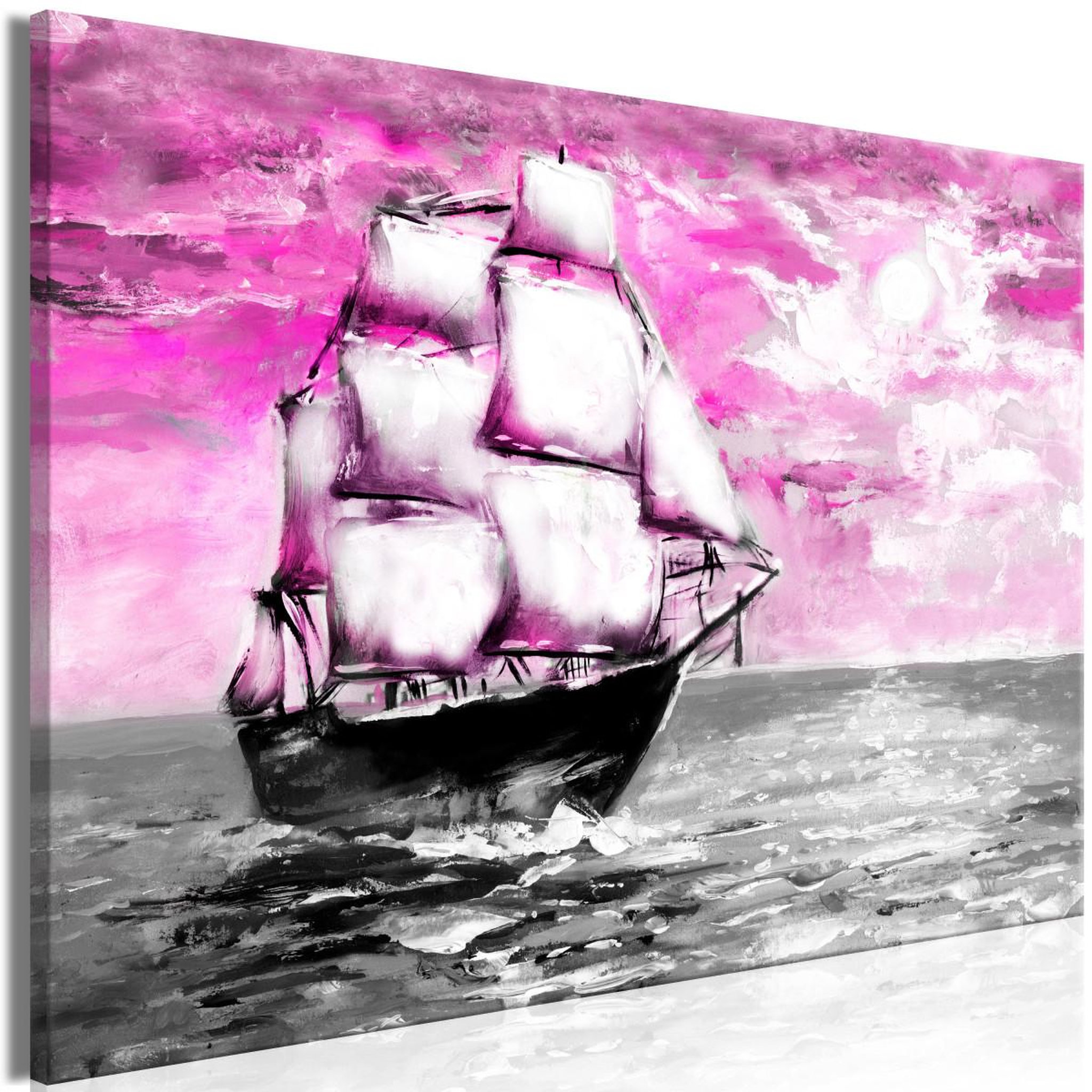 Paris Prix Tableau imprimé  spring cruise wide pink. Coloris disponibles : Multicolore