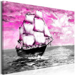 Paris Prix Tableau Imprimé  Spring Cruise Wide Pink. Coloris disponibles : Multicolore