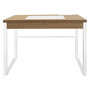 Voir la diapositive 1 : Paris Prix Bureau Design 1 Tiroir  Porqa  100cm Naturel & Blanc