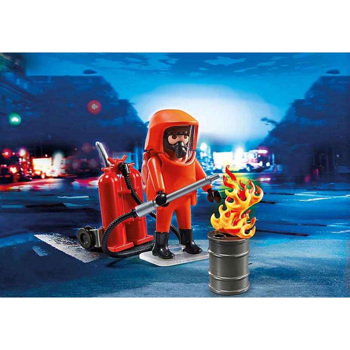 PLAYMOBIL 5367 Pompier avec combinaison de feu