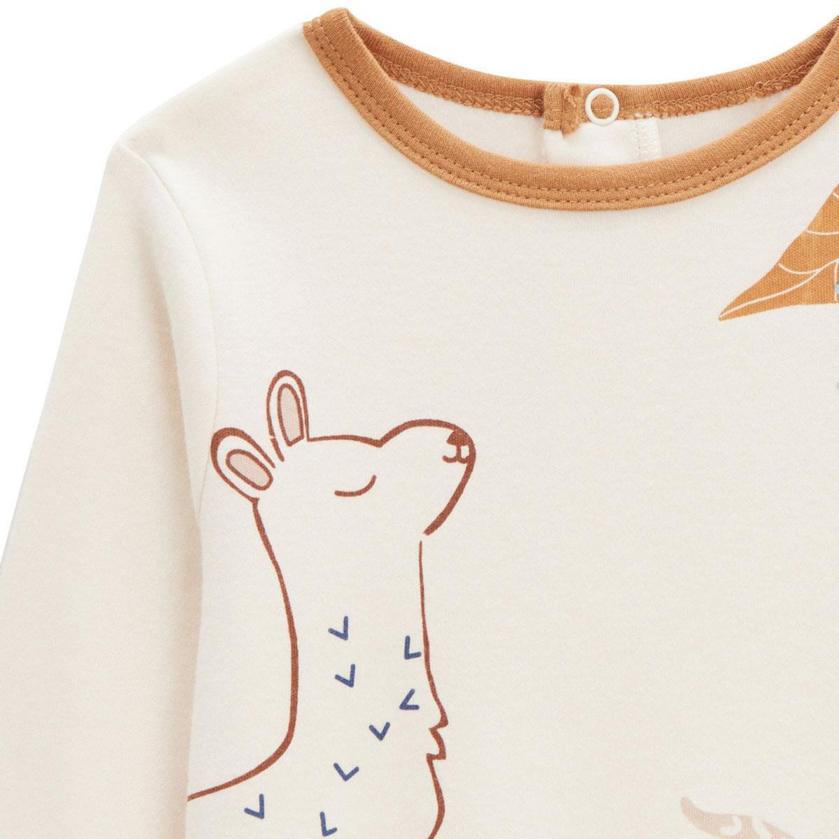 Petit Béguin Lot de 2 pyjamas bébé Lamascotte