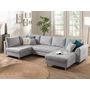 Voir la diapositive 1 : LISA DESIGN Rune - canapé panoramique - 7 places - style scandinave - gauche