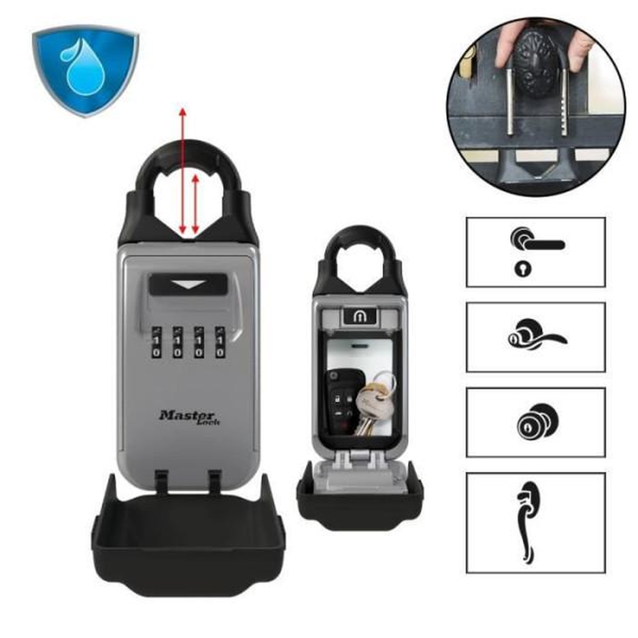 Voir la diapositive 2 : Master lock Armoire de sécurité masterlock boîte a clés 5420eurd format m