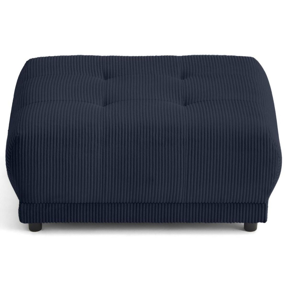 LISA DESIGN Amadora - pouf en velours côtelé