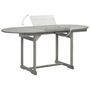 Voir la diapositive 4 : VIDAXL Table a dîner de jardin (120-170)x80x75 cm Bois d'acacia massif