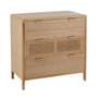 Voir la diapositive 1 : Paris Prix Buffet 3 Tiroirs en Bois  Nivelo  90cm Naturel