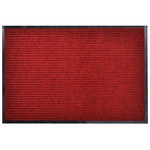 VIDAXL Paillasson PVC Rouge 120 x 180 cm