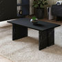 Voir la diapositive 2 : Habitat et Jardin Table basse en bois  Ravello  - 90 x 50 x 40 cm - Noir