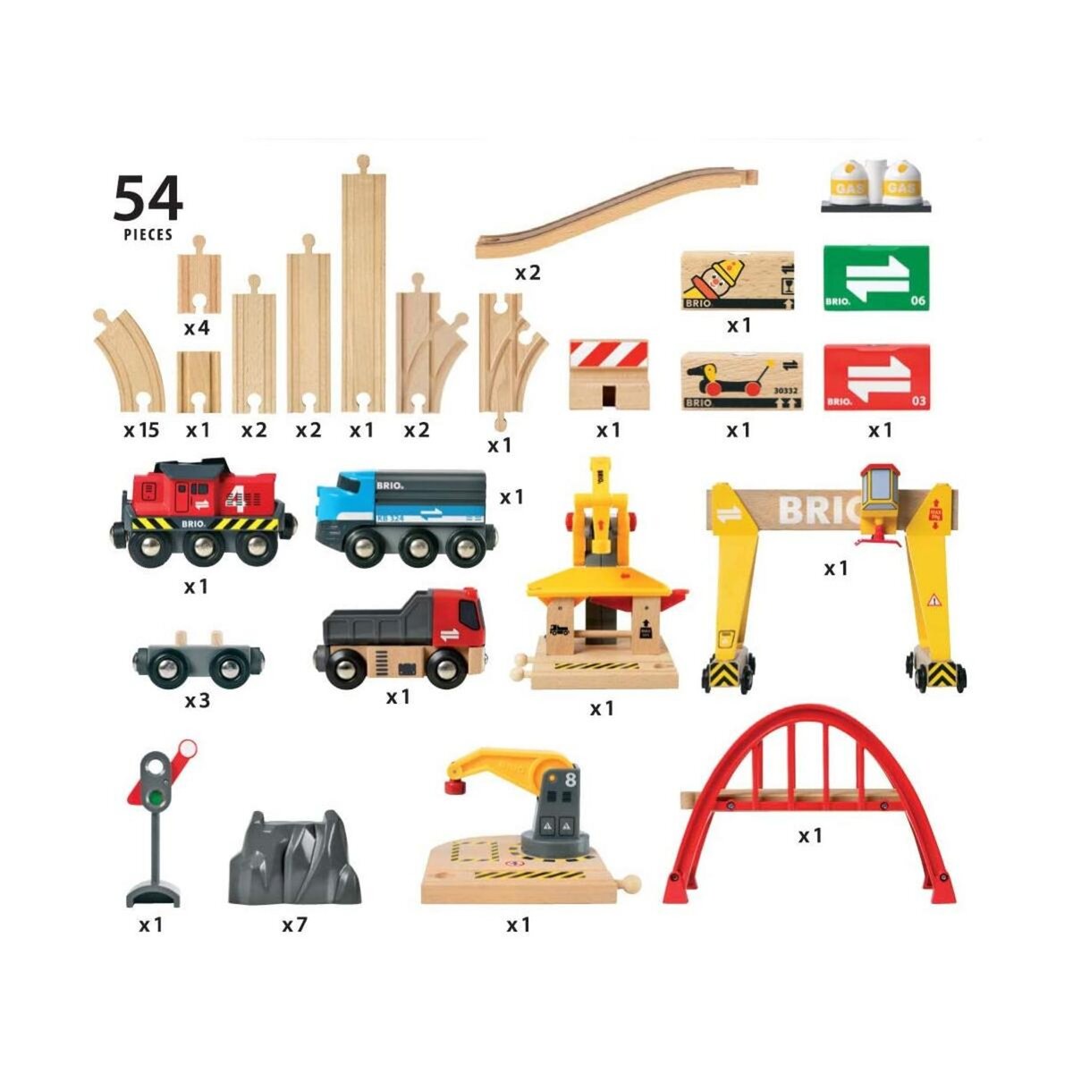 Brio 33097 Circuit  grues et chargements
