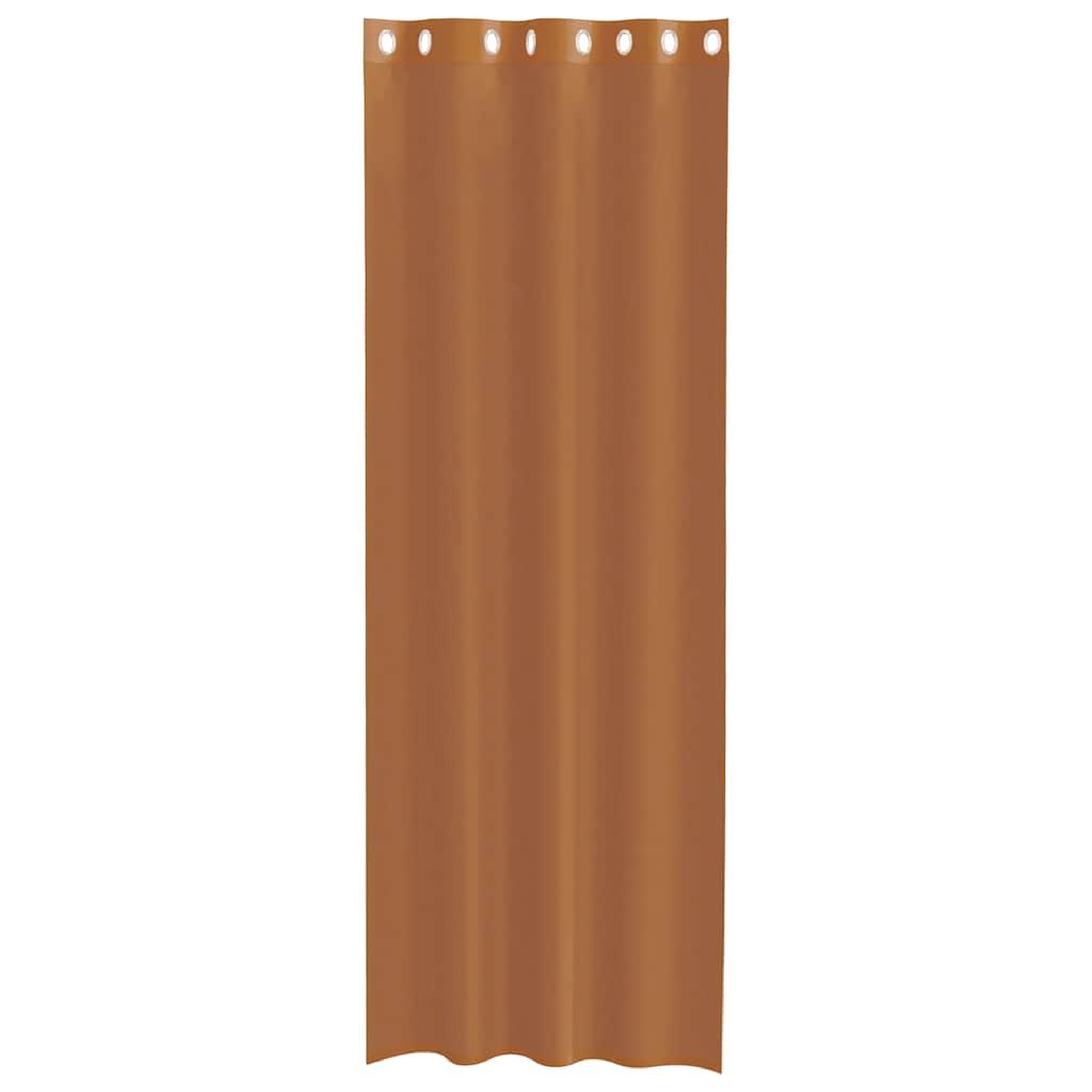 Voir la diapositive 4 : VIDAXL Rideaux en voile avec œillets 2 pcs terre cuite