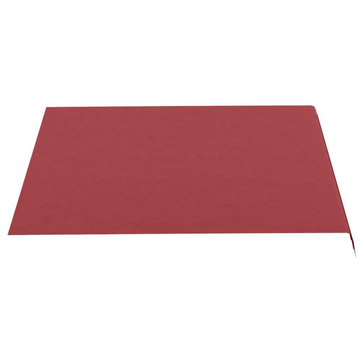 VIDAXL Tissu de remplacement pour auvent Bordeaux rouge 3x2,5 m