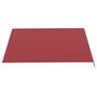 Voir la diapositive 3 : VIDAXL Tissu de remplacement pour auvent Bordeaux rouge 3x2,5 m