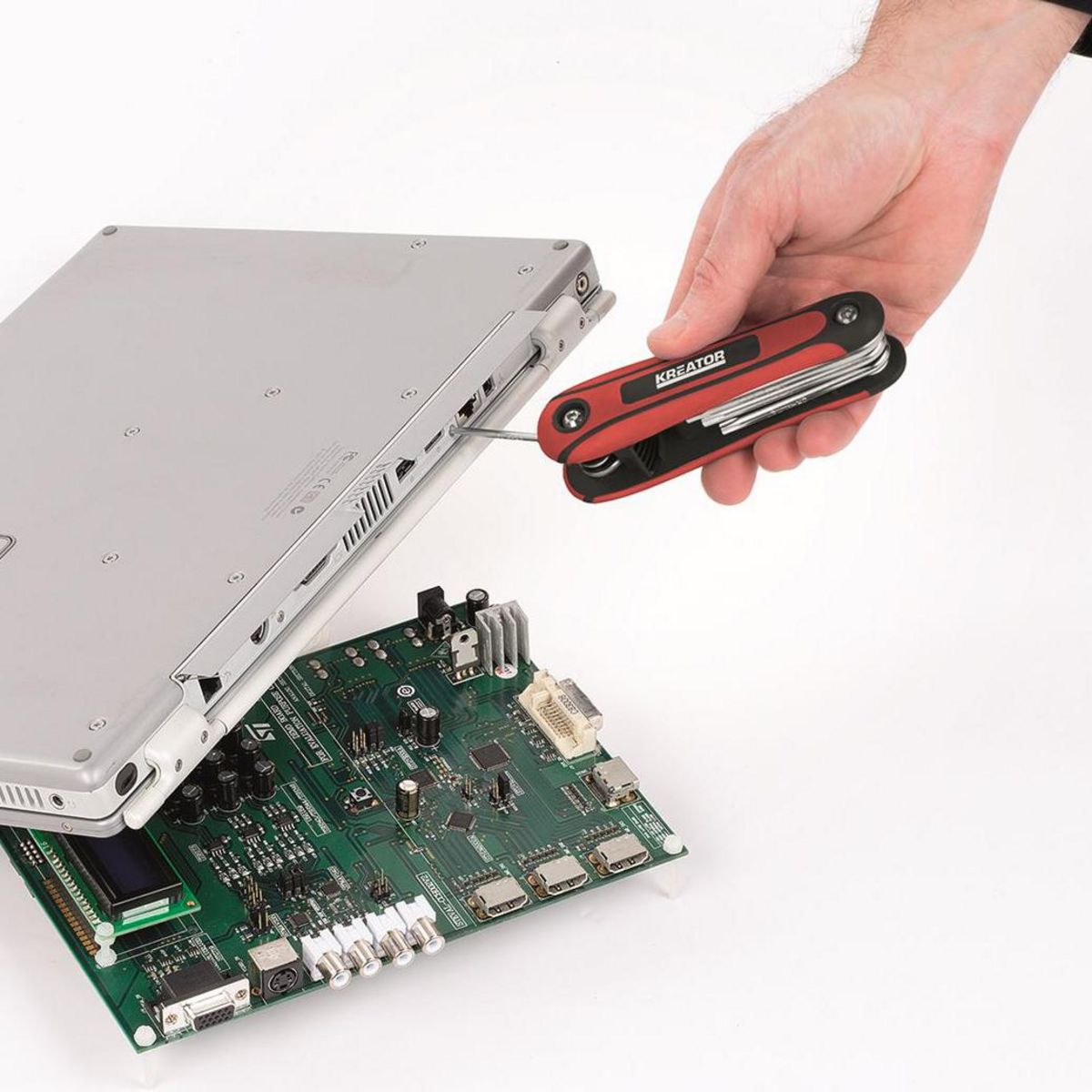 KREATOR Lot de 8 Clés torx 6 pans chrome Kreator