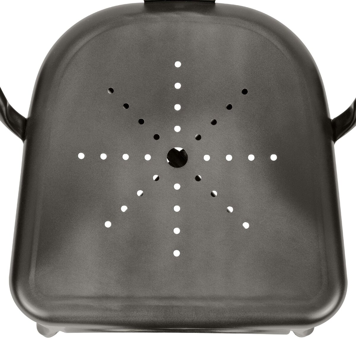 Rendez vous déco Lot de 2 chaises en métal chromé - Indus