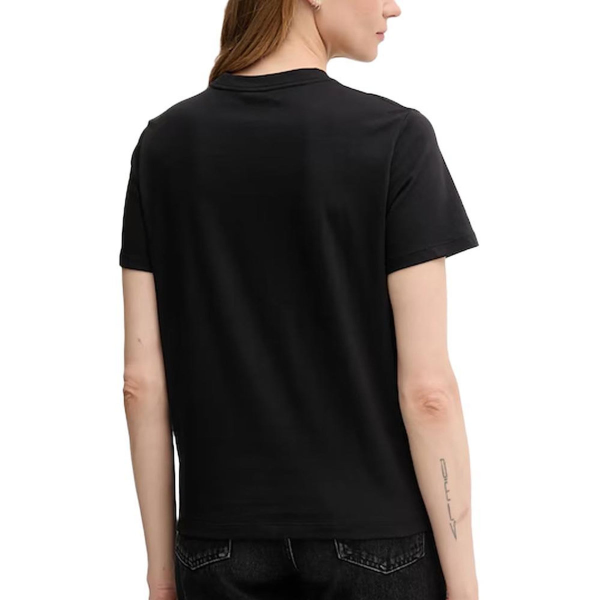 CALVIN KLEIN JEANS T-Shirt Noir Femme Calvin Klein Jeans Classic LV047C864G