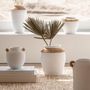 Voir la diapositive 2 : Paris Prix Vase Déco en Argile  Ibiza  26cm Blanc