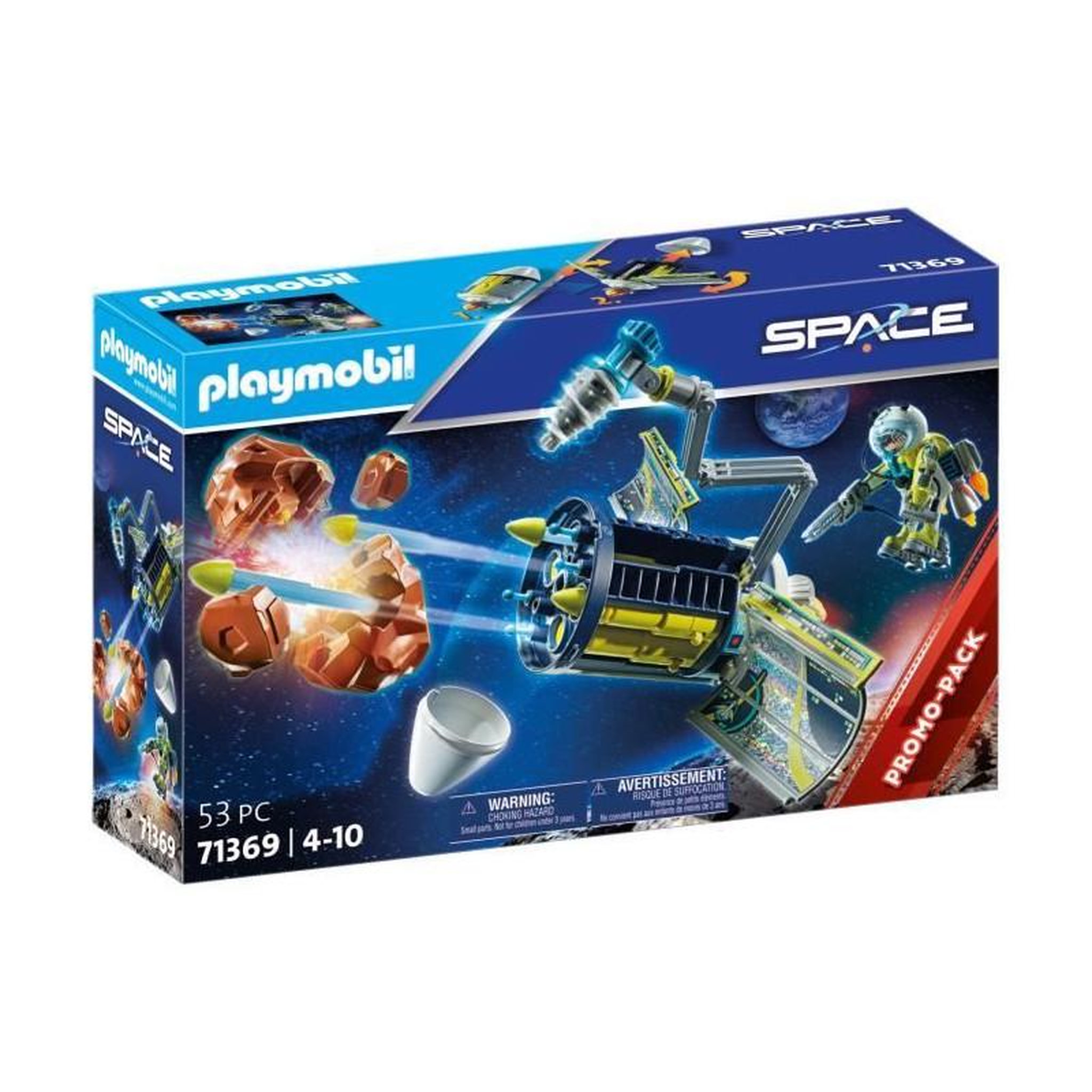 PLAYMOBIL PLAYMOBIL - Spationaute et satellite - Protege la Terre - Des 4 ans