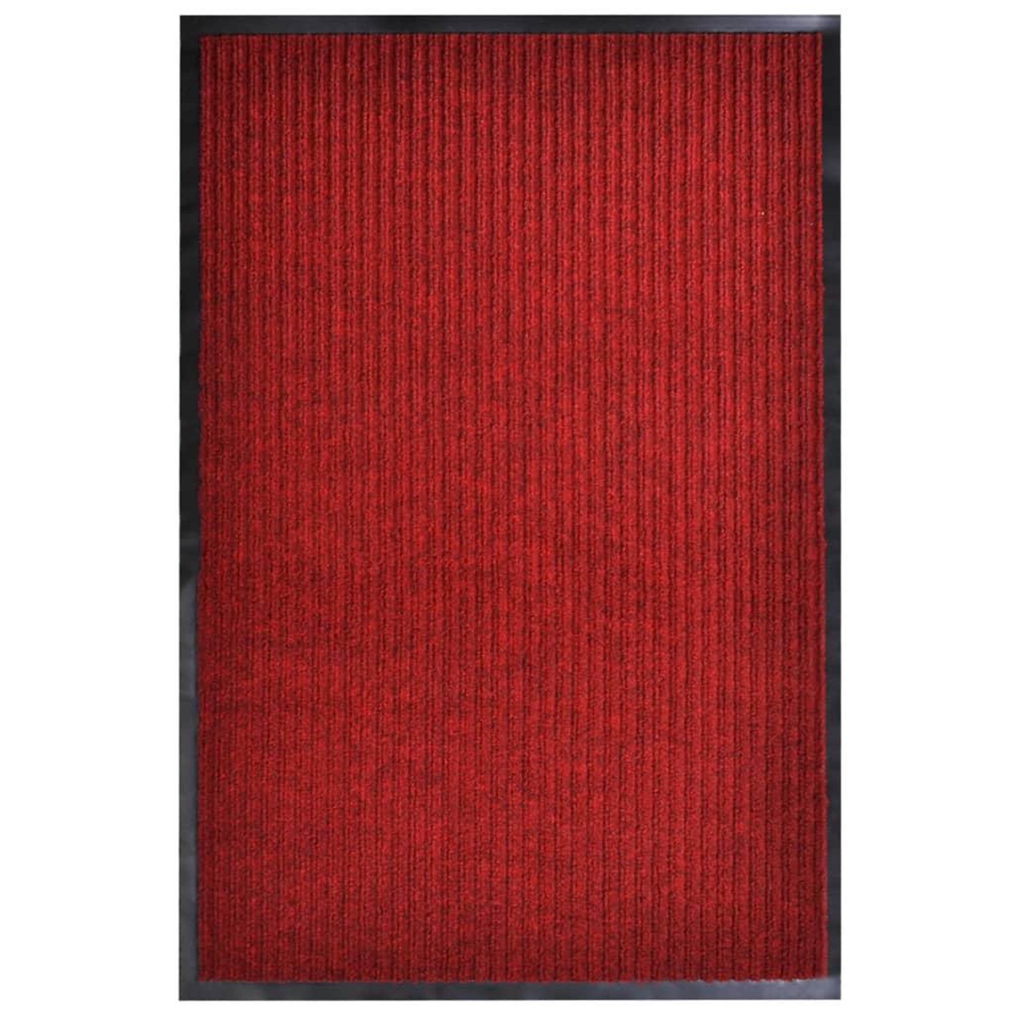 Voir la diapositive 1 : VIDAXL Paillasson Rouge 117x220 cm PVC