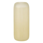 Paris Prix Vase Design en Verre Lignes  Carla  34cm Jaune Clair