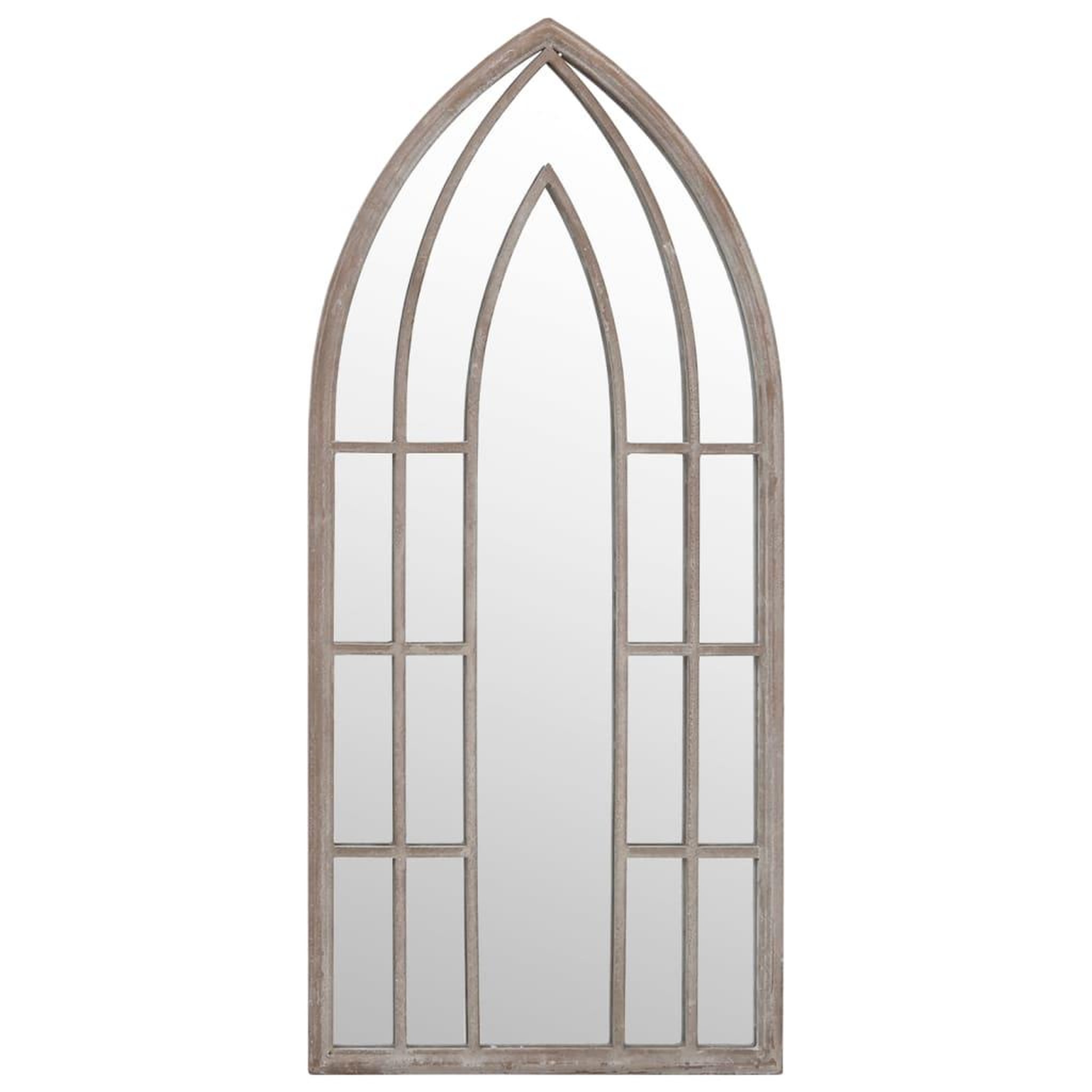 Voir la diapositive 2 : VIDAXL Miroir de jardin Sable 100x45cm Fer pour utilisation exterieure