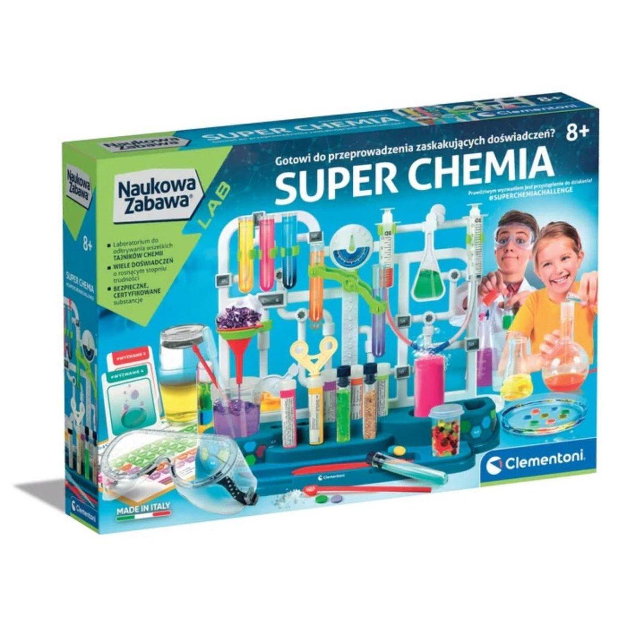 CLEMENTONI Coffret scientifique  50805 science  and  jeu - super chimie