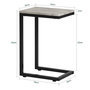 Voir la diapositive 3 : SOBUY SoBuy - Table D'appoint - 40x30x60cm - Industriel - FBT44