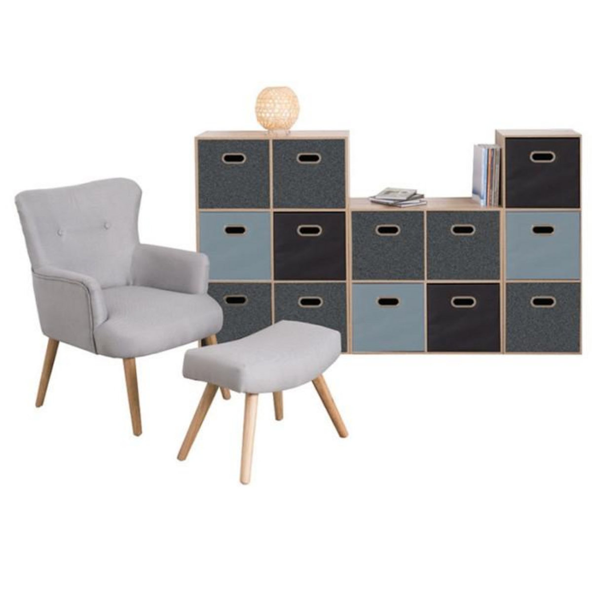 ATMOSPHERA Etagère 6 Cases Mix