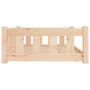 Voir la diapositive 5 : VIDAXL Lit pour chien 95,5x65,5x28 cm bois de pin solide