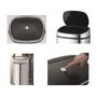 Voir la diapositive 4 : Kitchen move Poubelle 58l inox - bat-58ls09-b ss