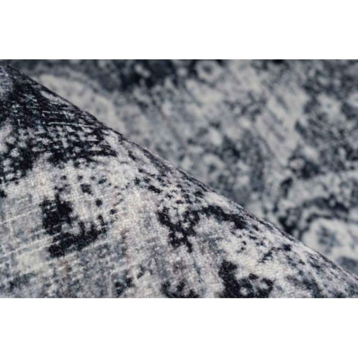 Paris Prix Tapis Tissé à Poils Courts Vintage  Ilian V  Gris