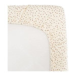 DOMIVA Drap housse lange - DOMIVA - 70x140 cm - Pois - Gaze de coton