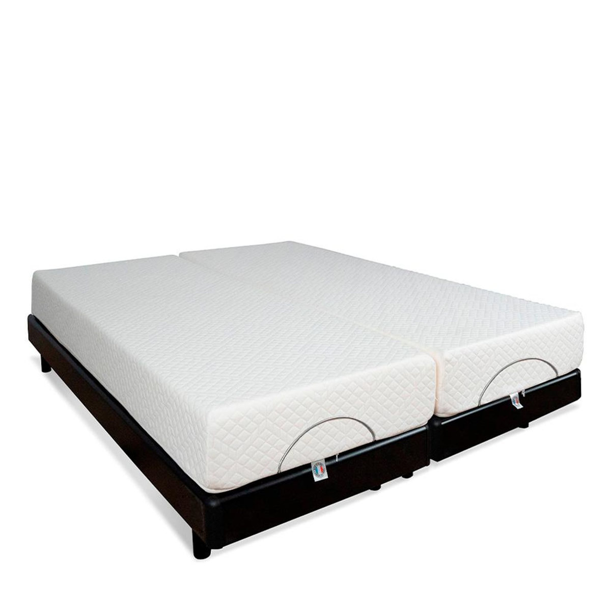 BELLECOUR BELLECOUR LITERIE | Ensemble Duo BODYSOFT | Sommiers électriques + Matelas Mémoire de forme