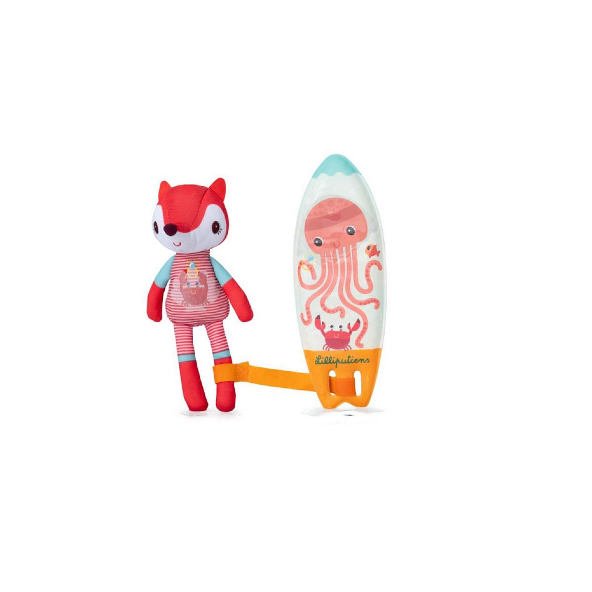 Voir la diapositive 2 : LILLIPUTIENS Alice surfeuse magique - Jouet pour le bain