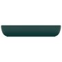 VIDAXL Lavabo de luxe rectangulaire Vert fonce mat 71x38 cm Ceramique